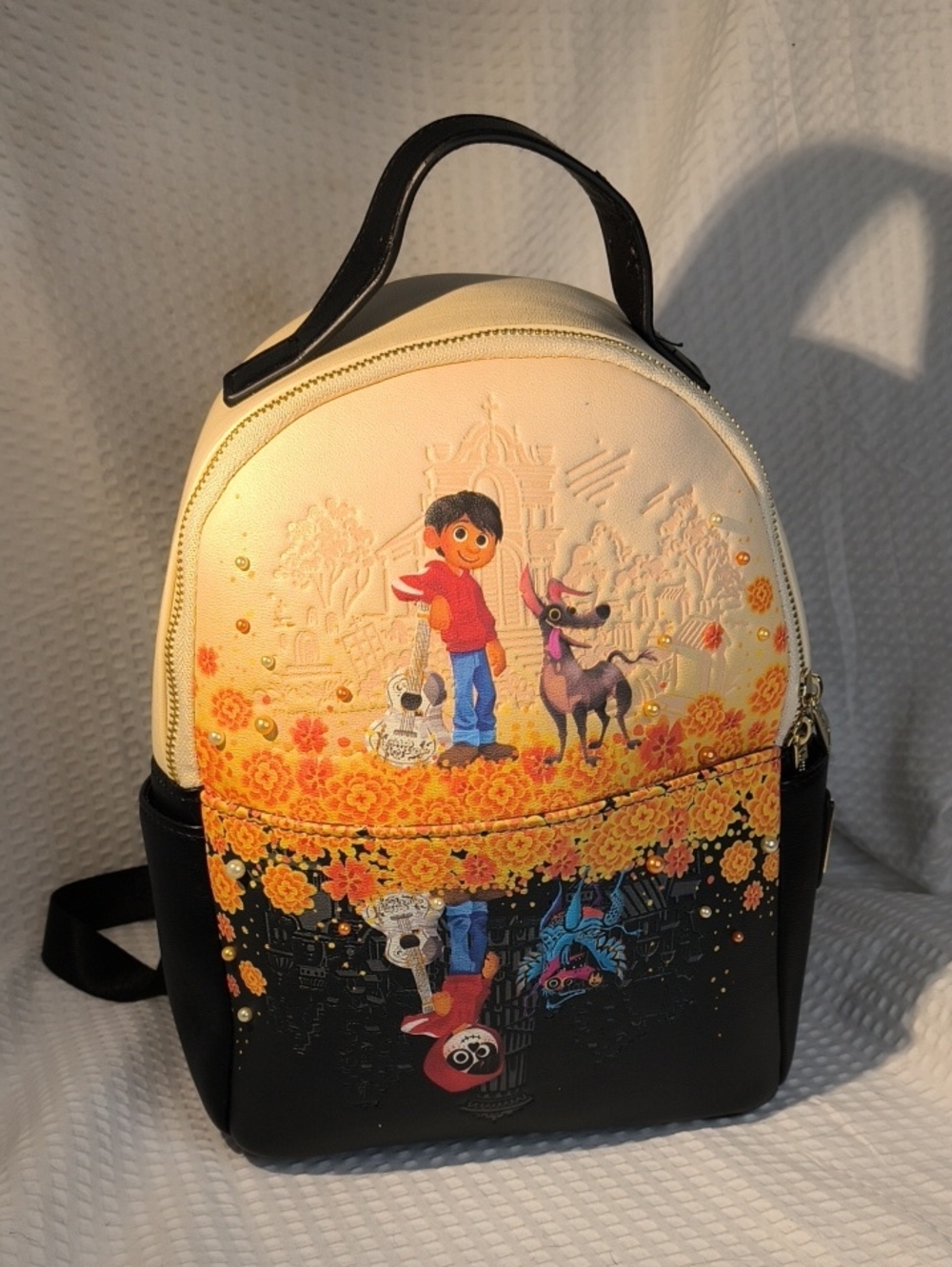Loungefly Disney Pixar Coco Marigold Mirror Mini Backpack